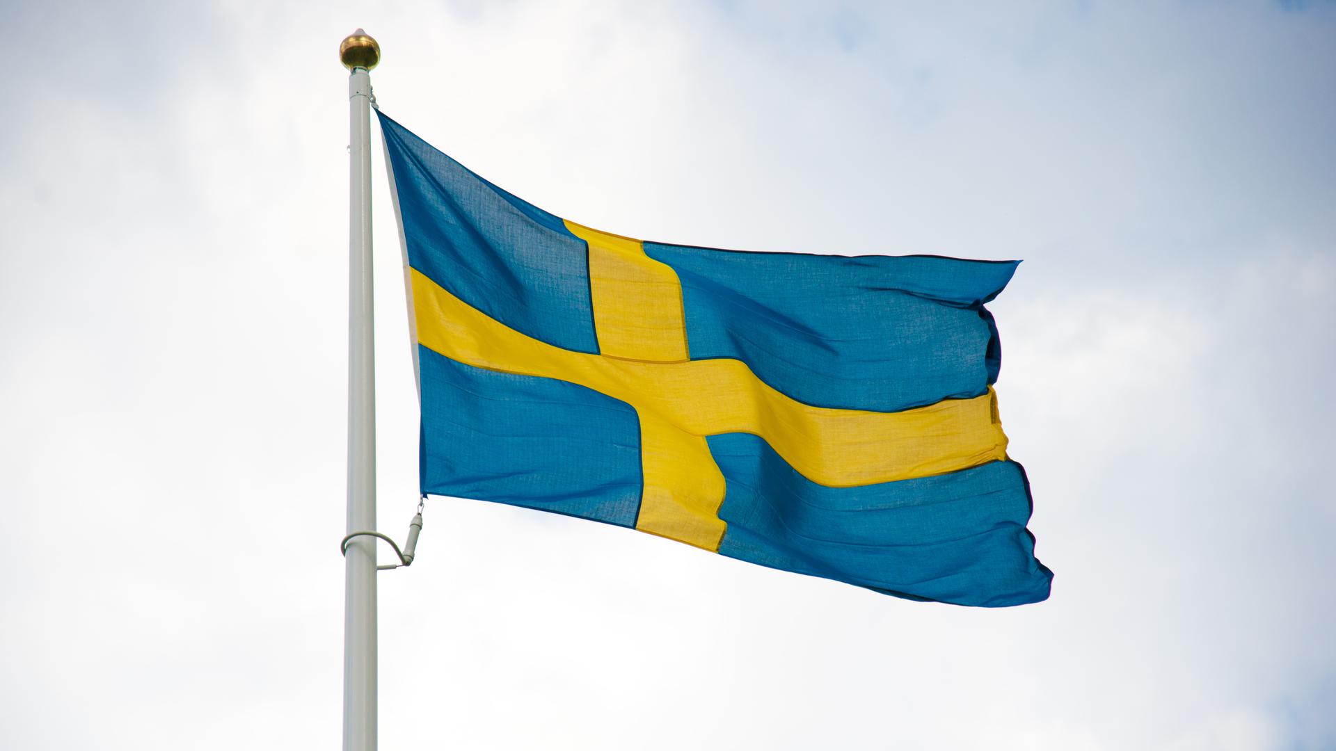 Svenska flaggan.