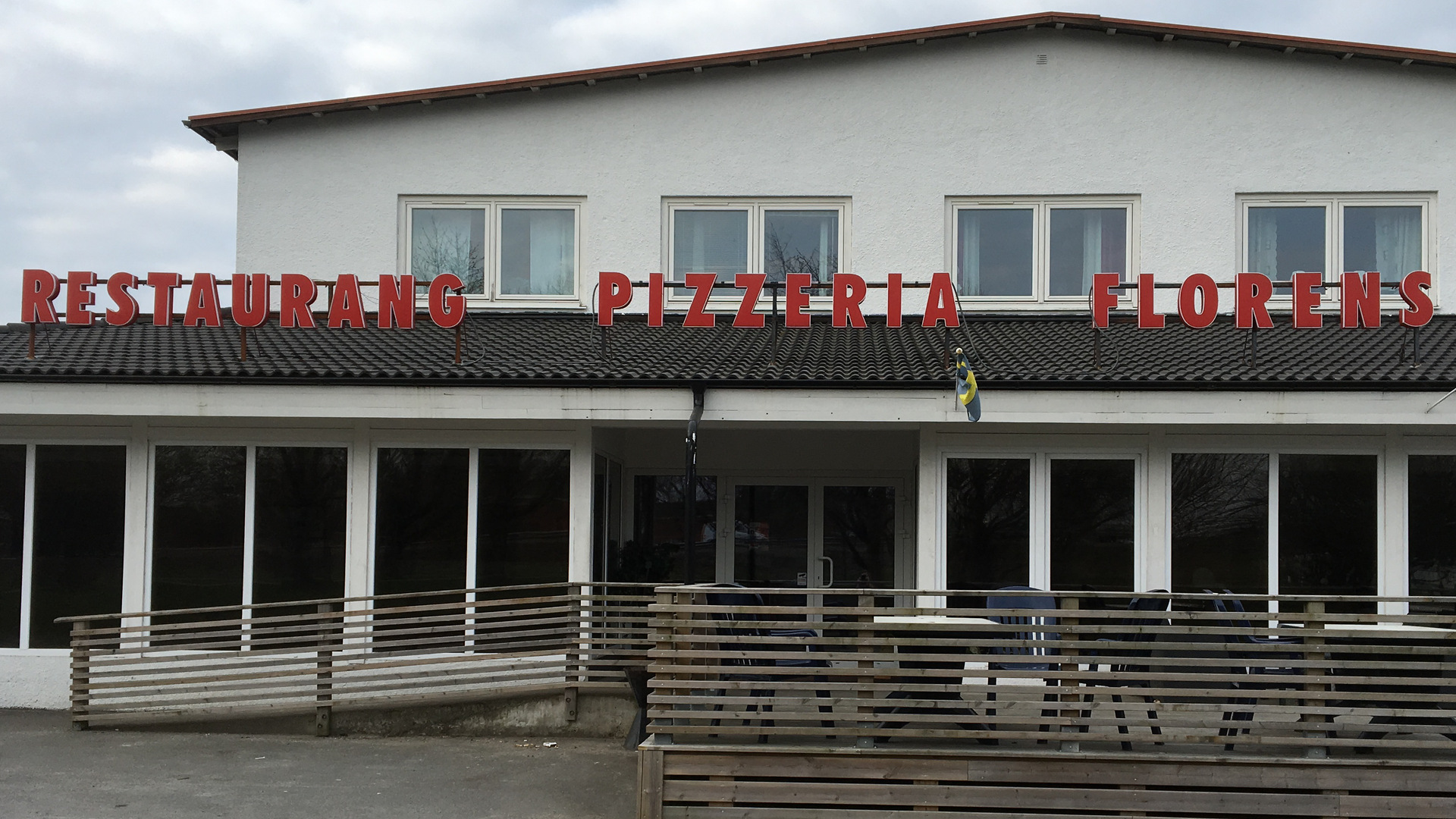 Utsidan av Restaurang pizzeria florens 