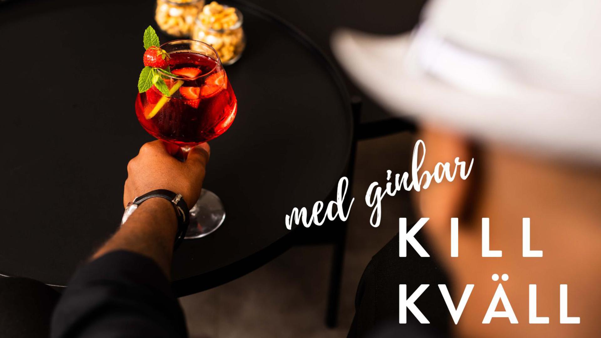 affisch killkväll med ginbar